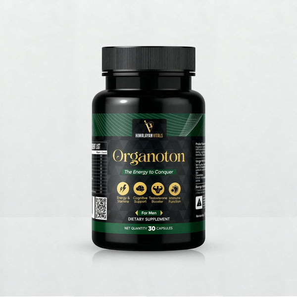 Organotan, Shilajit Multivitamin Capsules for men, 60 serving