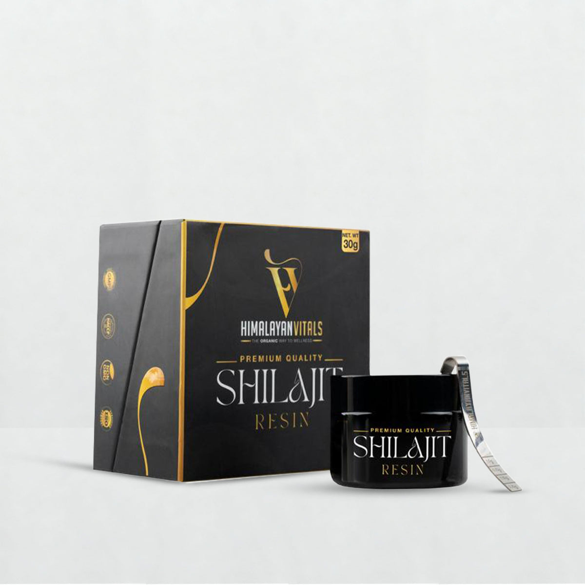 Himalayan Vitals Pure Shilajit Resin with Fulvic acid & 85+ Trace Minerals