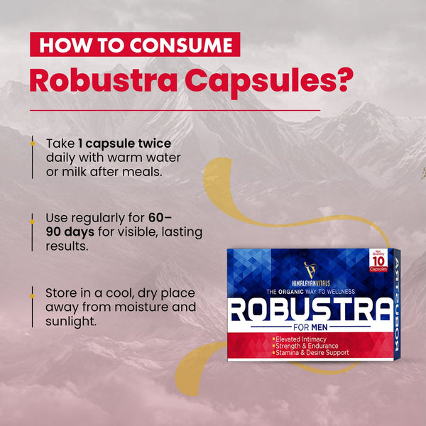 Robustra, Men Testosterone & Performance Booster, 10 Serving per unit