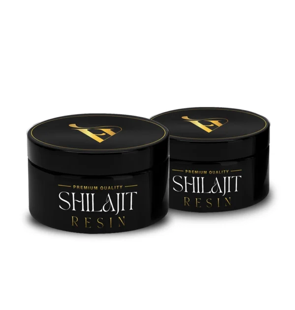 Himalayan Vitals Shilajit Resin – Pack of 2 | Pure & Natural Energy Booster Pack of 2 Himalayan Vitals Shilajit Resin jars, a premium-quality natural supplement for energy, stamina, and overall wellness.